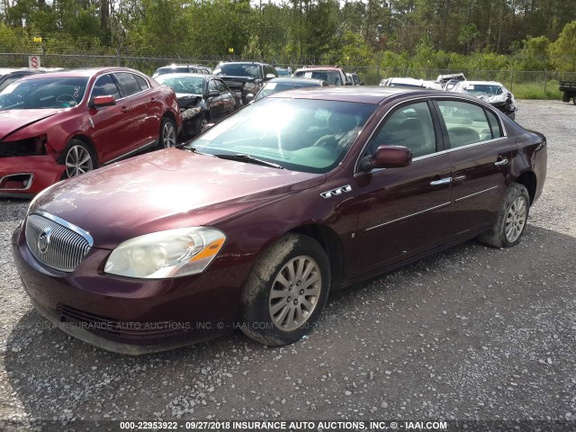 1G4HP57216U194120 - 2006 BUICK LUCERNE CX BURGUNDY photo 2