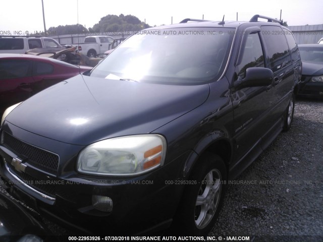 1GBDV13W18D105616 - 2008 CHEVROLET UPLANDER INCOMPLETE Navy photo 2