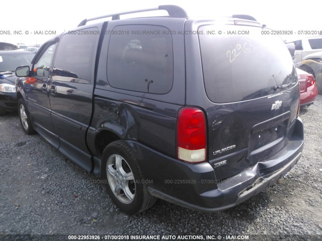 1GBDV13W18D105616 - 2008 CHEVROLET UPLANDER INCOMPLETE Navy photo 3