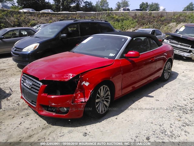 WAULFAFH2AN011145 - 2010 AUDI A5 PREMIUM PLUS RED photo 2