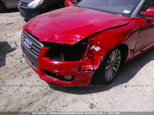 WAULFAFH2AN011145 - 2010 AUDI A5 PREMIUM PLUS RED photo 6