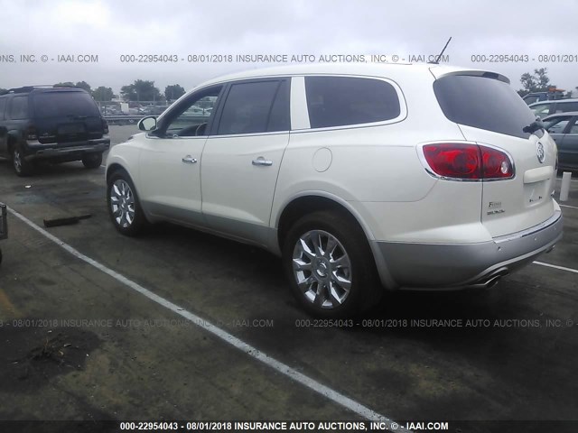 5GAKRCED5BJ271484 - 2011 BUICK ENCLAVE CXL Blanc photo 3