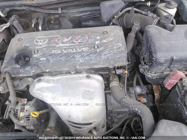 JTDBE32K363042423 - 2006 TOYOTA CAMRY LE/XLE MAROON photo 10