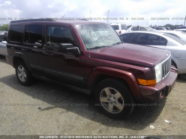 1J8HH48K78C105520 - 2008 JEEP COMMANDER SPORT მუქწითელი ფოტო 1