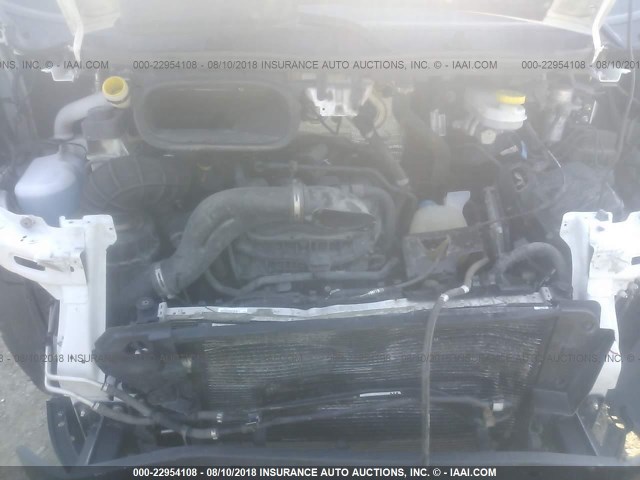 3C6TRVNG2GE125886 - 2016 RAM PROMASTER 1500 1500 STANDARD RED photo 10