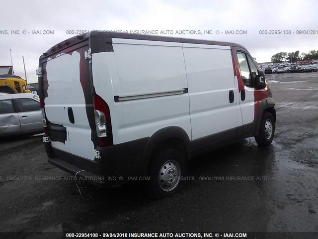 3C6TRVNG2GE125886 - 2016 RAM PROMASTER 1500 1500 STANDARD RED photo 4