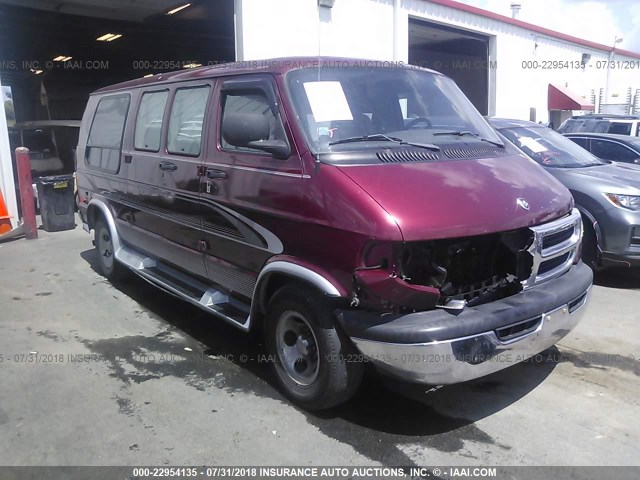 2B6HB11Y8WK103928 - 1998 DODGE RAM VAN B1500 RED photo 1