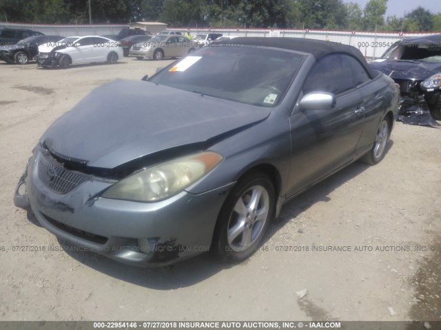 4T1FA38P06U083176 - 2006 TOYOTA CAMRY SOLARA SE/SLE ტალღისფერი ფოტო 2