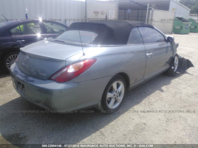 4T1FA38P06U083176 - 2006 TOYOTA CAMRY SOLARA SE/SLE ტალღისფერი ფოტო 4