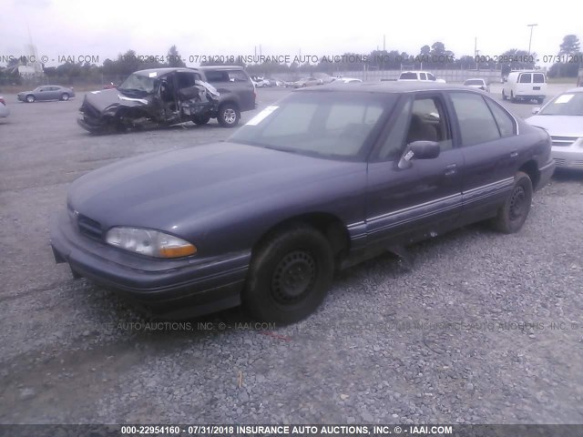 1G2HX53L7P1246473 - 1993 PONTIAC BONNEVILLE SE GRAY photo 2