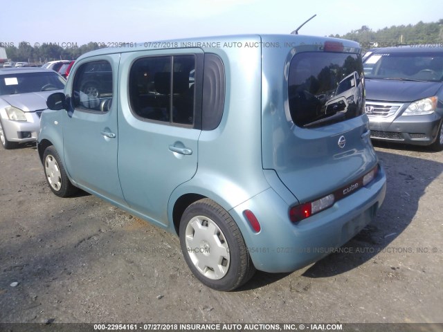 JN8AZ2KR3AT152182 - 2010 NISSAN CUBE S/SL/KROM TEAL photo 3