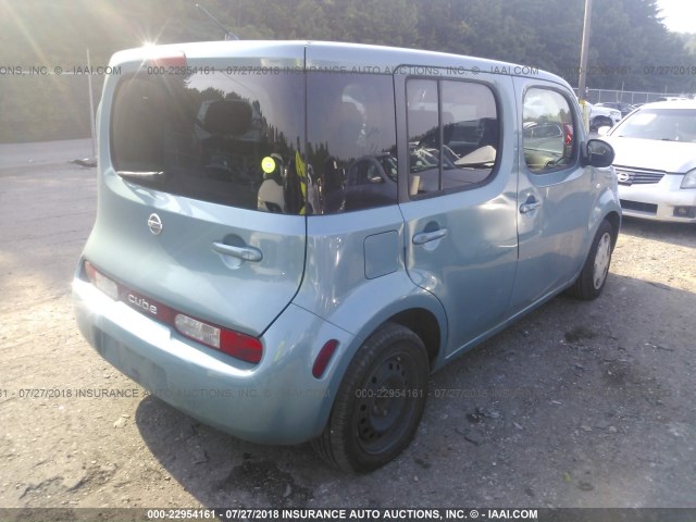 JN8AZ2KR3AT152182 - 2010 NISSAN CUBE S/SL/KROM TEAL photo 4