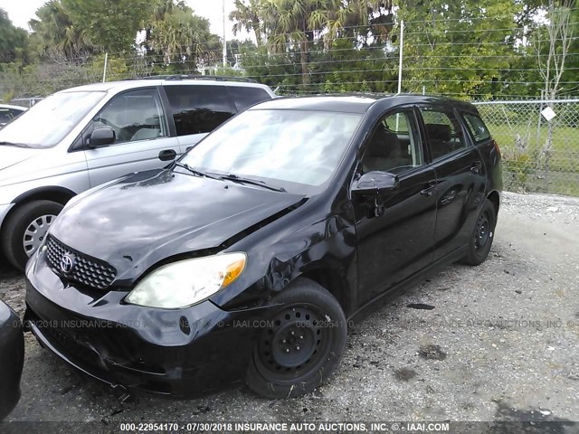 2T1KR32E73C104665 - 2003 TOYOTA COROLLA MATRIX XR BLACK photo 6