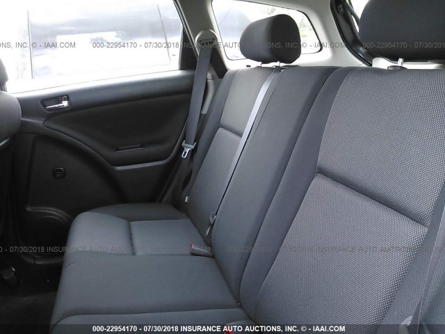 2T1KR32E73C104665 - 2003 TOYOTA COROLLA MATRIX XR BLACK photo 8