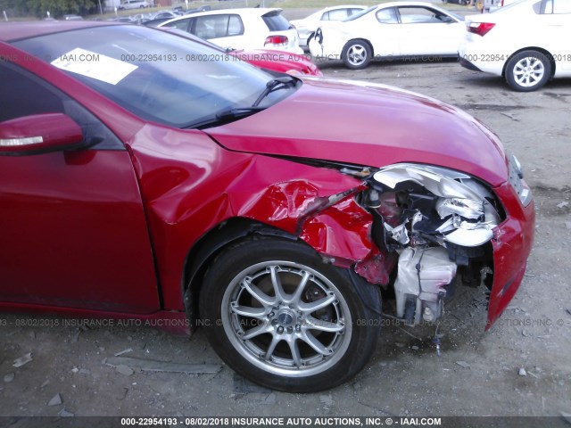 1N4BL24E68C103067 - 2008 NISSAN ALTIMA 3.5SE RED photo 6