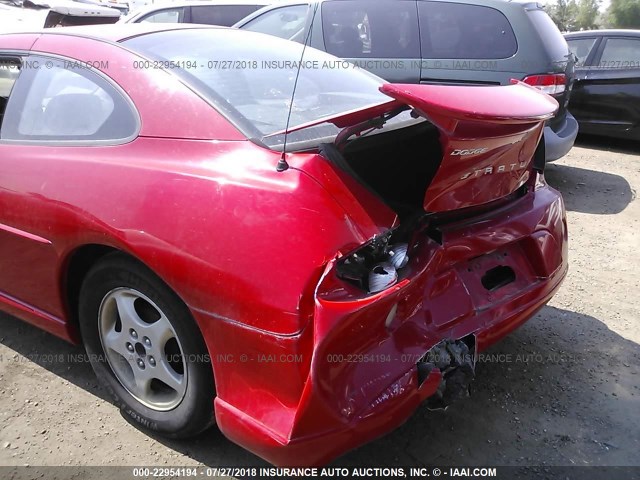 4B3AG42G54E137025 - 2004 DODGE STRATUS SXT RED photo 6