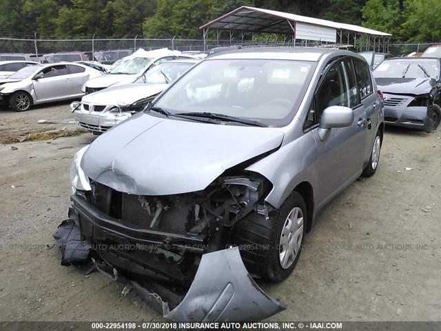 3N1BC1CP3AL445239 - 2010 NISSAN VERSA S/SL GRAY photo 2