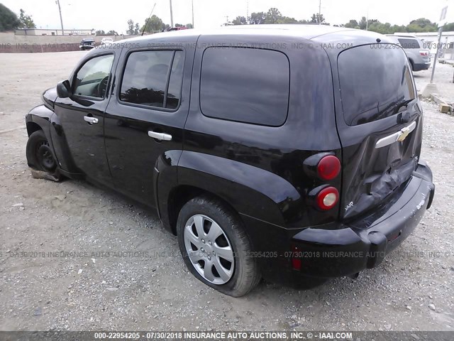 3GNDA13D26S506392 - 2006 CHEVROLET HHR LS შავი ფოტო 3