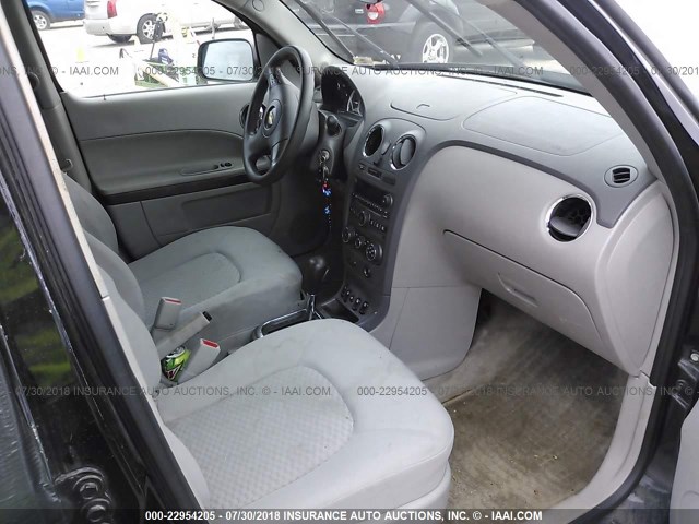 3GNDA13D26S506392 - 2006 CHEVROLET HHR LS შავი ფოტო 5
