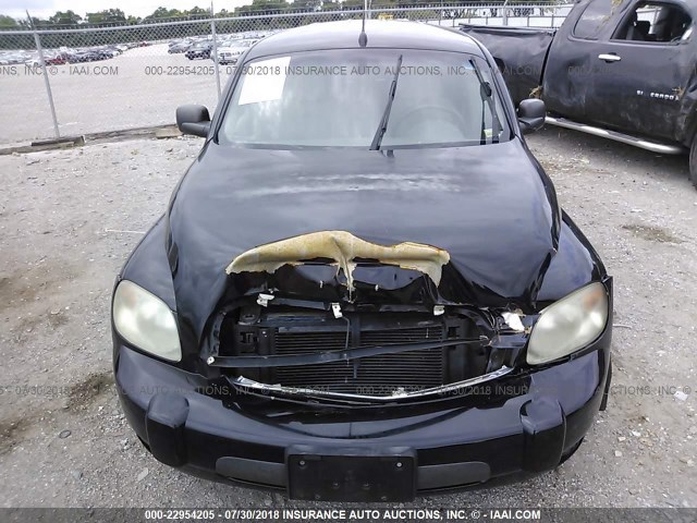 3GNDA13D26S506392 - 2006 CHEVROLET HHR LS შავი ფოტო 6