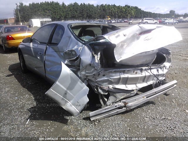 2G1WJ15KX69385260 - 2006 CHEVROLET MONTE CARLO LS SILVER photo 3