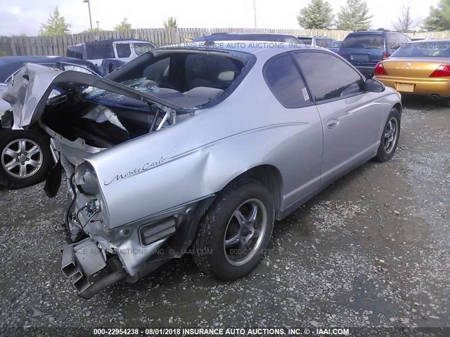 2G1WJ15KX69385260 - 2006 CHEVROLET MONTE CARLO LS SILVER photo 4