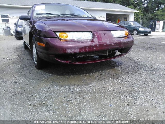 1G8ZH52801Z350929 - 2001 SATURN SL1 MAROON photo 6