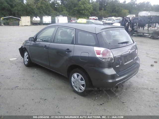 2T1LR32E25C398113 - 2005 TOYOTA COROLLA MATRIX XR GRAY photo 3