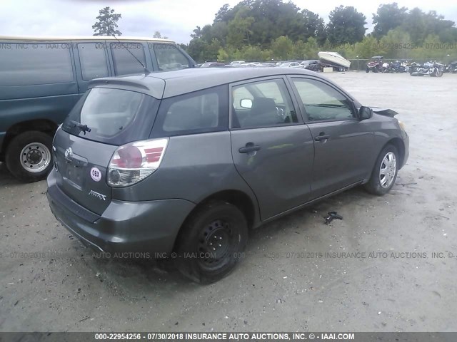 2T1LR32E25C398113 - 2005 TOYOTA COROLLA MATRIX XR GRAY photo 4