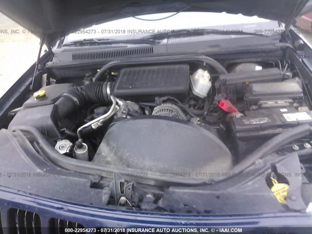 1J8HR48N35C643926 - 2005 JEEP GRAND CHEROKEE LAREDO/COLUMBIA/FREEDOM BLUE photo 10