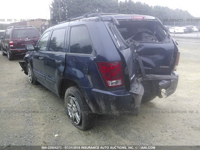 1J8HR48N35C643926 - 2005 JEEP GRAND CHEROKEE LAREDO/COLUMBIA/FREEDOM BLUE photo 3