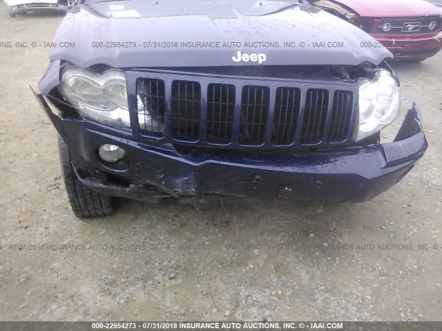 1J8HR48N35C643926 - 2005 JEEP GRAND CHEROKEE LAREDO/COLUMBIA/FREEDOM BLUE photo 6