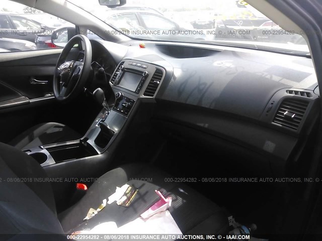 4T3ZA3BB9DU081117 - 2013 TOYOTA VENZA LE/XLE BLACK photo 5