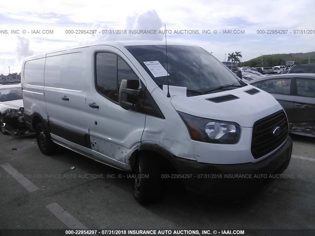 1FTNR1ZM8FKA86095 - 2015 FORD TRANSIT T-250 WHITE photo 1