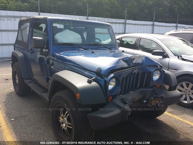 1J4AA2D15AL210782 - 2010 JEEP WRANGLER SPORT 蓝色 照片 1