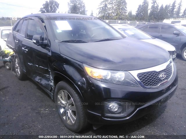 5XYKW4A25CG247494 - 2012 KIA SORENTO SX BLACK photo 1