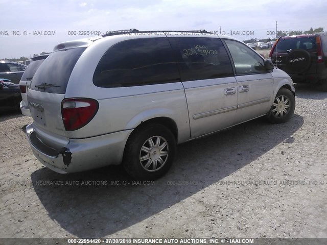 2A4GP54L67R350089 - 2007 CHRYSLER TOWN & COUNTRY TOURING SILVER photo 4