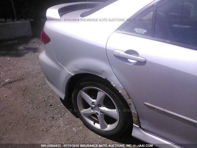 1YVHP80D655M21354 - 2005 MAZDA 6 S SILVER photo 6