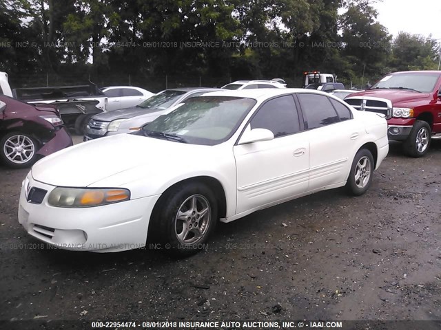 1G2HX54K124232243 - 2002 PONTIAC BONNEVILLE SE WHITE photo 2