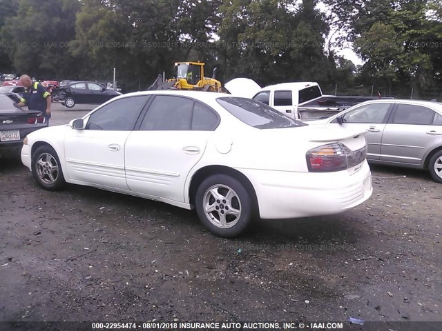 1G2HX54K124232243 - 2002 PONTIAC BONNEVILLE SE WHITE photo 3