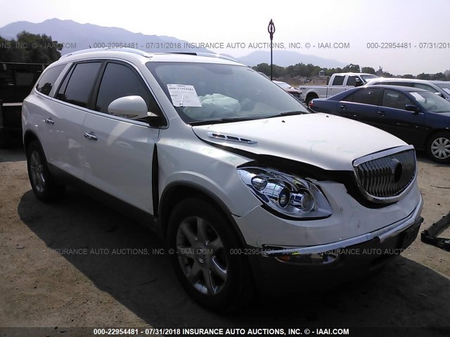 5GAEV23D69J102798 - 2009 BUICK ENCLAVE CXL WHITE photo 1