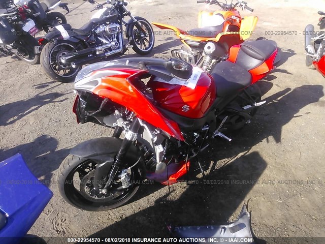 JS1GN7FA6D2101685 - 2013 SUZUKI GSX-R600 RED photo 2