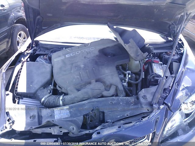 1G1ZH57B484267899 - 2008 CHEVROLET MALIBU 1LT BLUE photo 10