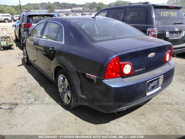 1G1ZH57B484267899 - 2008 CHEVROLET MALIBU 1LT BLUE photo 3