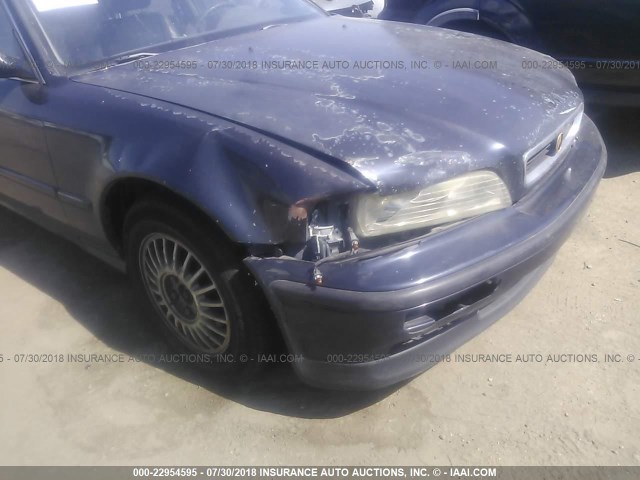 JH4KA7665MC025876 - 1991 ACURA LEGEND L BLUE photo 6