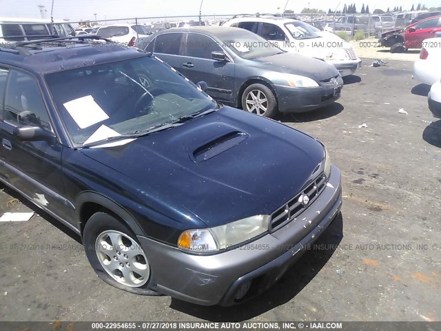 4S3BG6856X7627326 - 1999 SUBARU LEGACY OUTBACK/SSV/LIMITED/30TH Navy photo 6