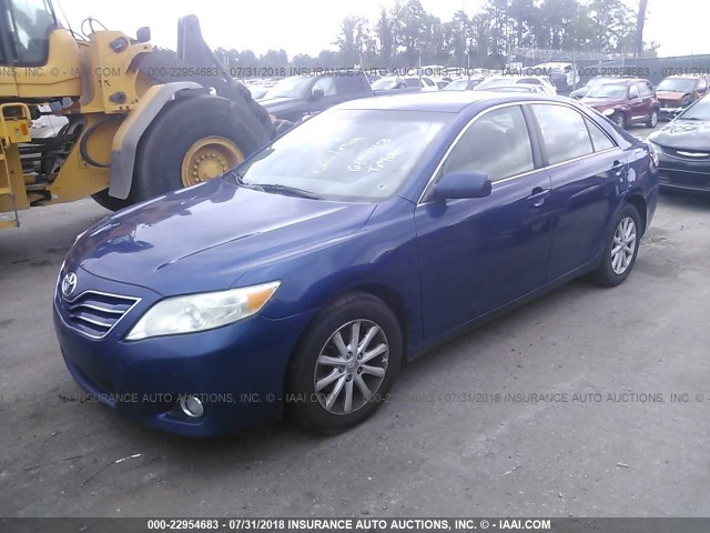 4T1BK3EK0AU605043 - 2010 TOYOTA CAMRY SE/LE/XLE 蓝色 照片 2