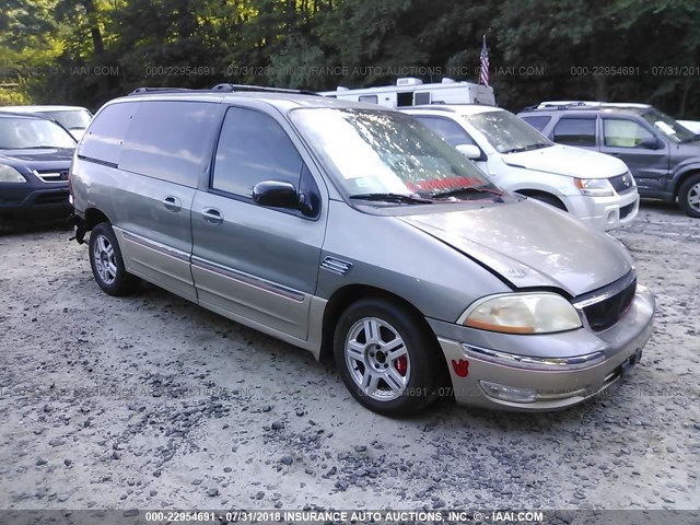 2FMDA53451BA18967 - 2001 FORD WINDSTAR SEL GREEN photo 1