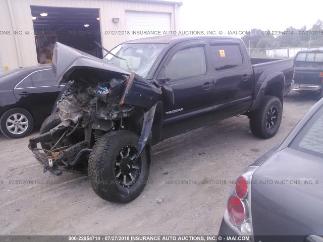 5TELU42N07Z324254 - 2007 TOYOTA TACOMA DOUBLE CAB შავი ფოტო 2