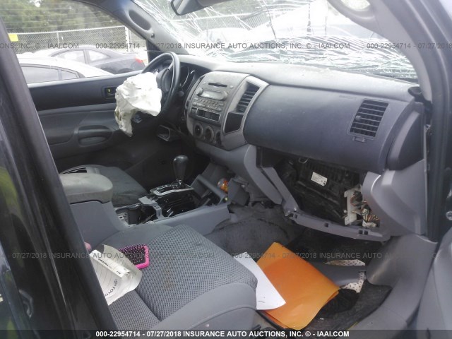 5TELU42N07Z324254 - 2007 TOYOTA TACOMA DOUBLE CAB შავი ფოტო 5